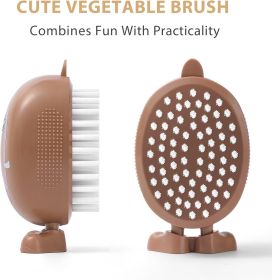 Vegetable Brush Scrubber for Potato Mushroom (1, Mushroom)