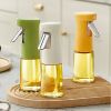 1pc Injector; Olive Oil Sprayer Bottle Spray; Glass Vinaigrette Sprayer Dispenser Bottle For Air Fryer; Cooking; Kitchen; Salad; Bake Frying; Gri