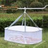 1pc Drying Rack 1-3 Layers Folding Fish Mesh; Non-Toxic Polyester Fiber Netting; Hanging Drying Fish Net; For Shrimp Fish Fruit Vegetables Herb;