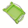 1pc; Multifunctional Luncheon Meat Cutter; Stainless Steel Egg Cutter; Cutting 10 Pieces For Fruit Onion Soft Food Roast Legs; Spam Slicer; Kitch