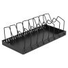 Pull Out Pots And Pans Organizer Under Cabinet With 8 Adjustable Dividers Rustproof Carbon Steel Sliding Pots Holder For Kitchen Cookware Bakewar