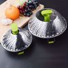 1pc; Foldable Steamer Rack; Stainless Steel Steamer Basket; Folding Steamer Insert For Veggie; Fish; Seafood; Bun; And More; Kitchen Gadgets; Kit
