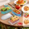 Silicone Snack Container With Removable Sauce for Picnic